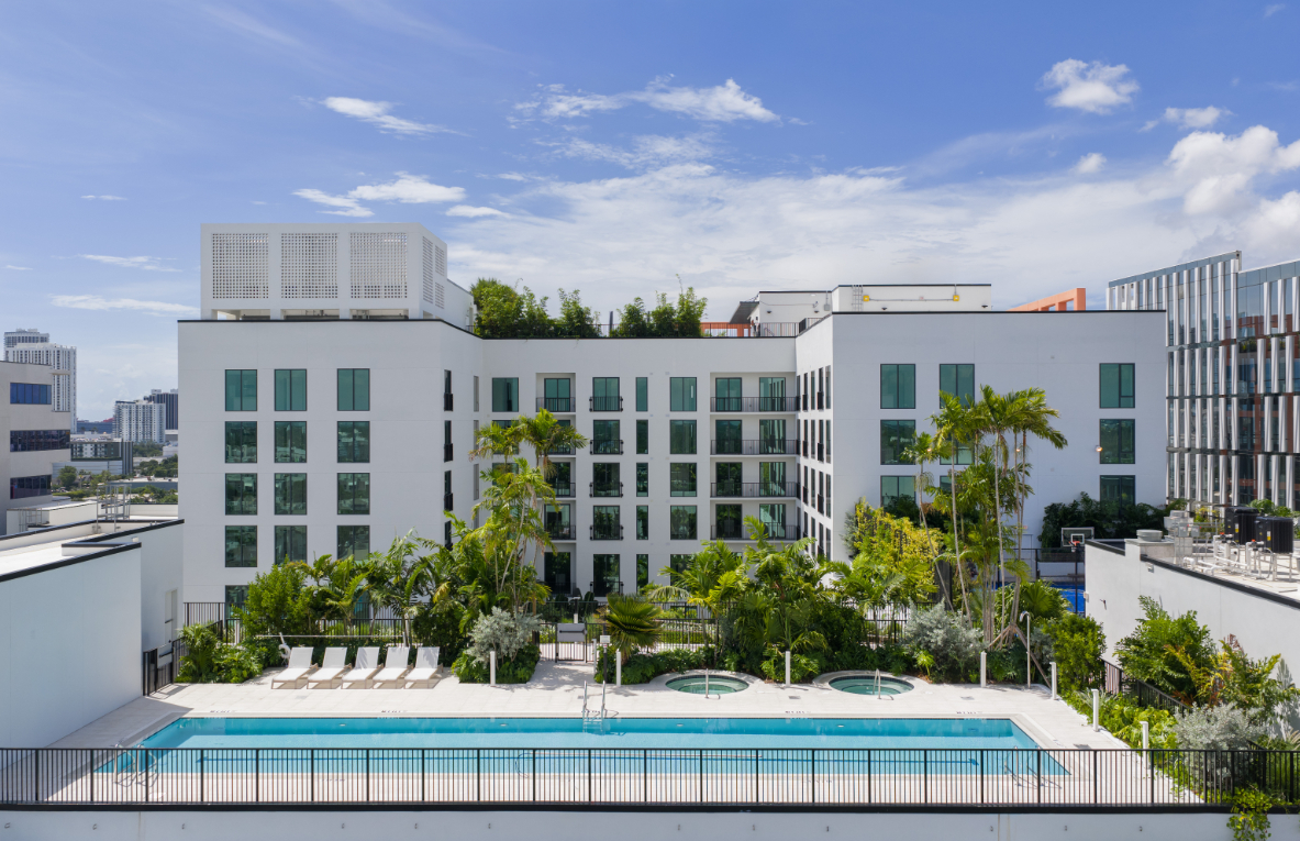 Wynwood Plaza Residences pool amenity - Miami, FL