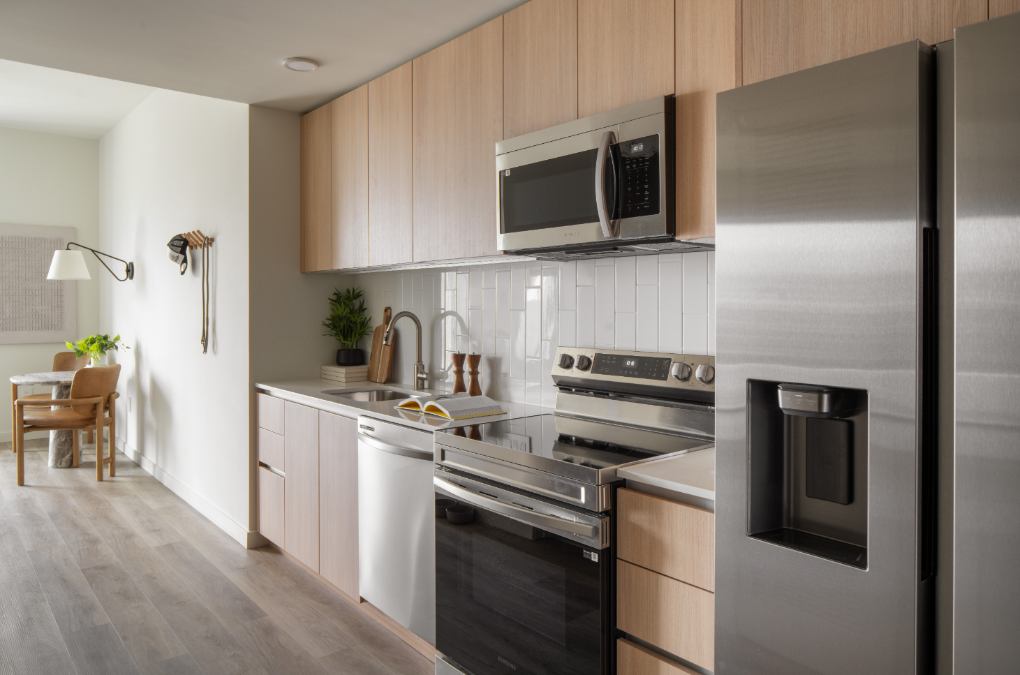 Wynwood Plaza Residences studio apartment kitchen - Miami, FL
