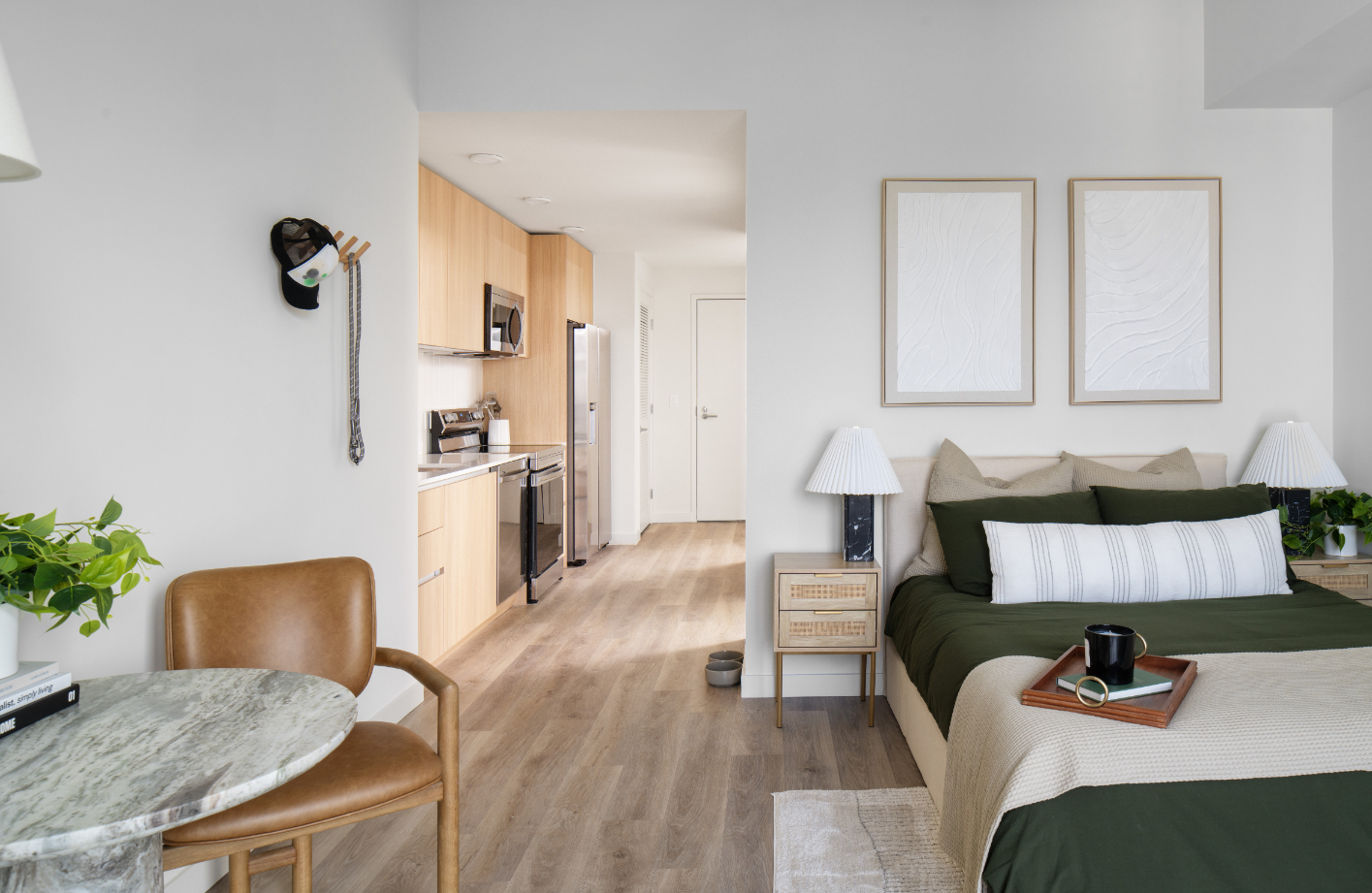 Wynwood Plaza Residences studio apartment interior - Miami, FL